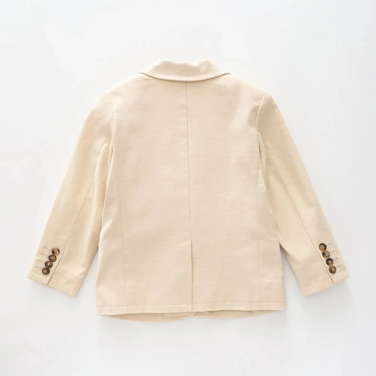 Beige Linen Blazer