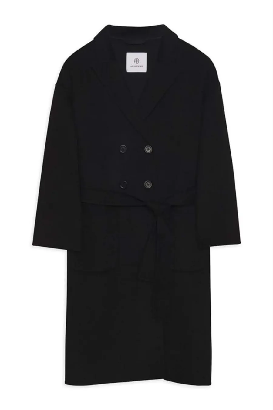 Dylan Coat Black Cashmere Blend