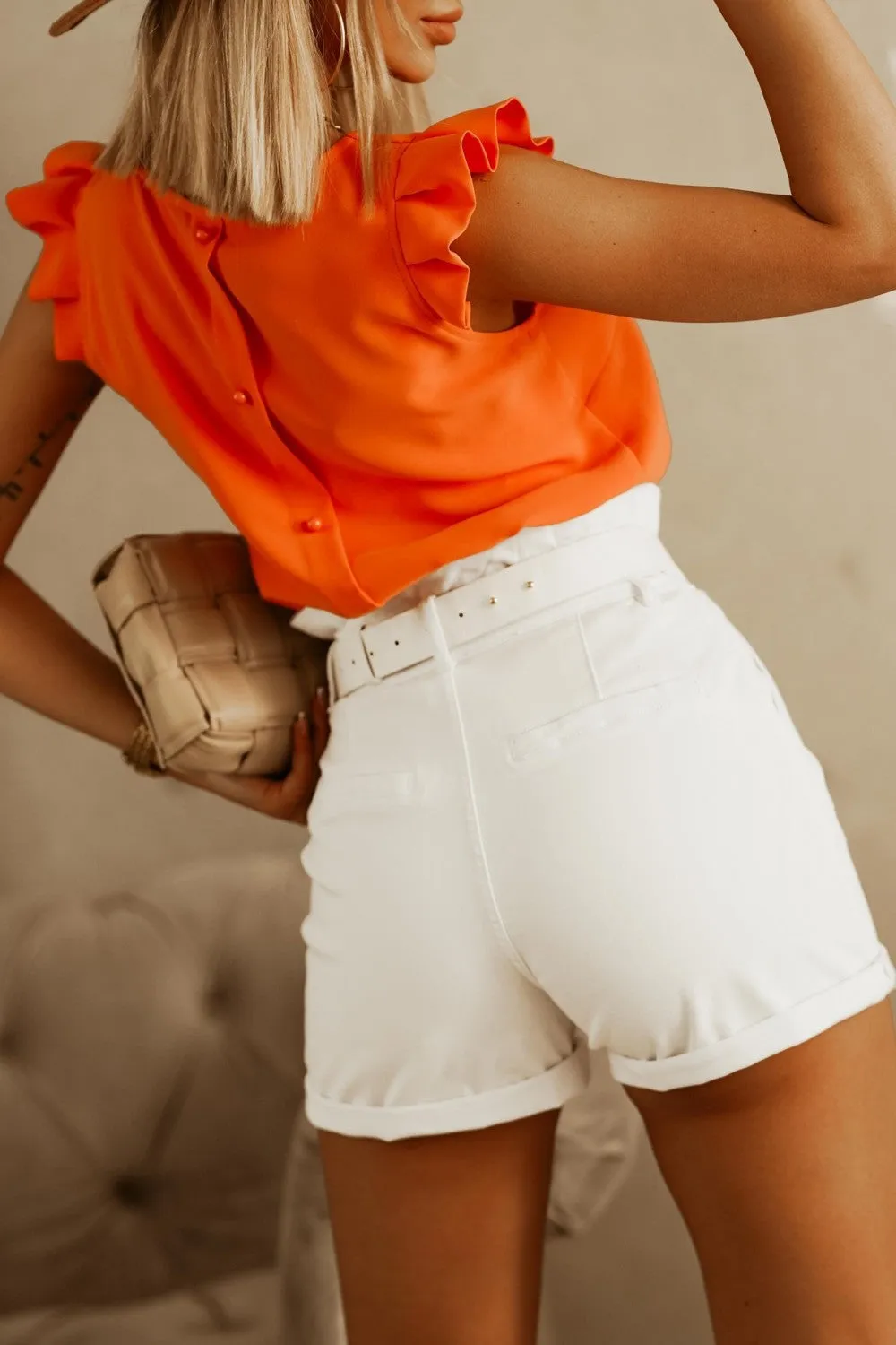 Fashion Plain Short-Sleeved Shirt