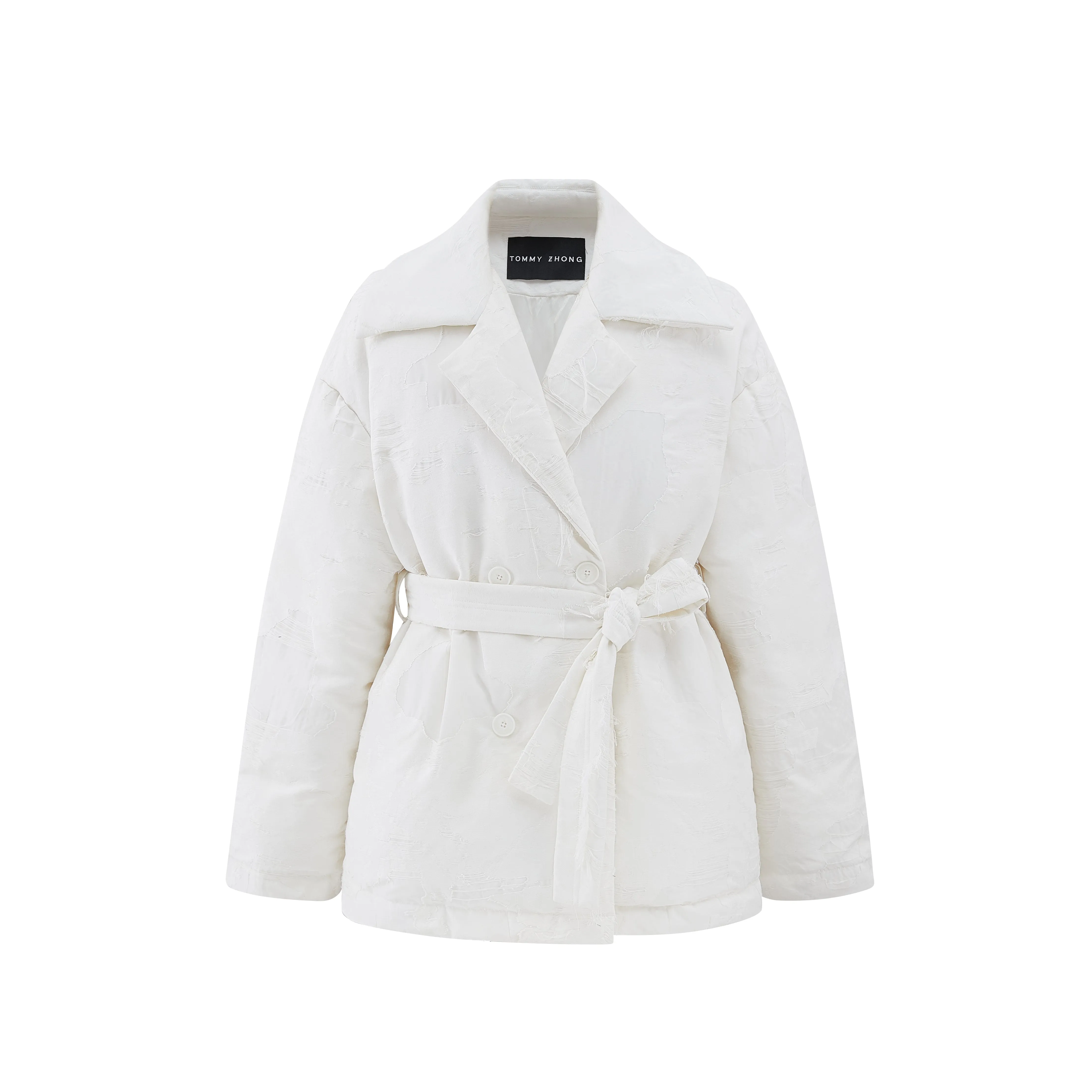Jacquard Down "Pillow" Jacket