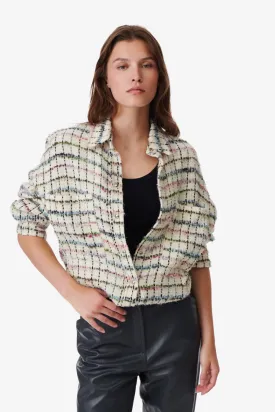 Madita Multi Coloured Tweed Overshirt