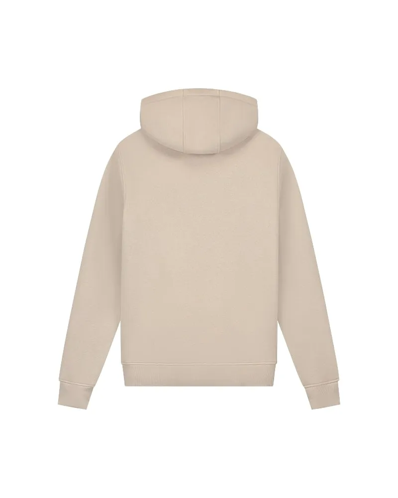 Malelions Men Striped Signature Hoodie | Beige