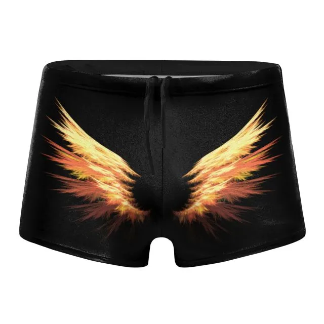 Men's Angel Wings Swimming Shorts