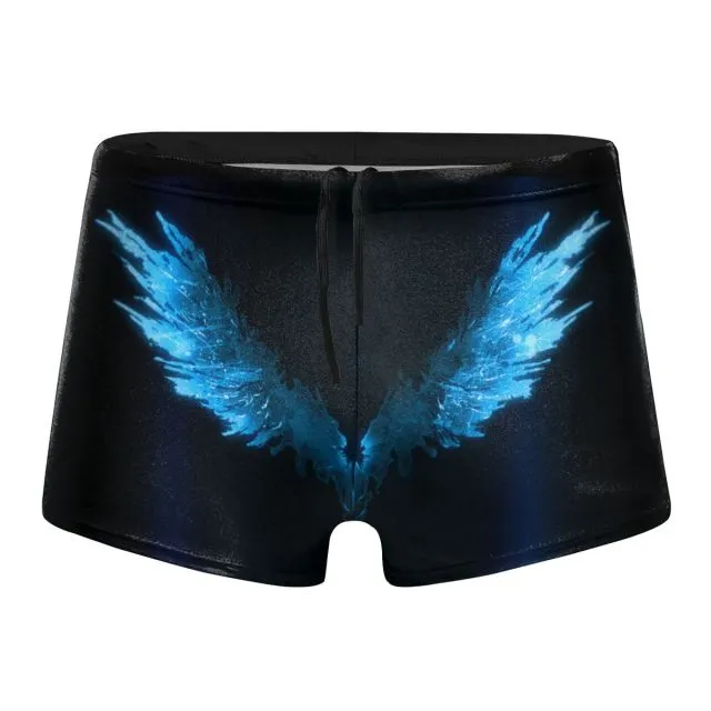 Men's Angel Wings Swimming Shorts