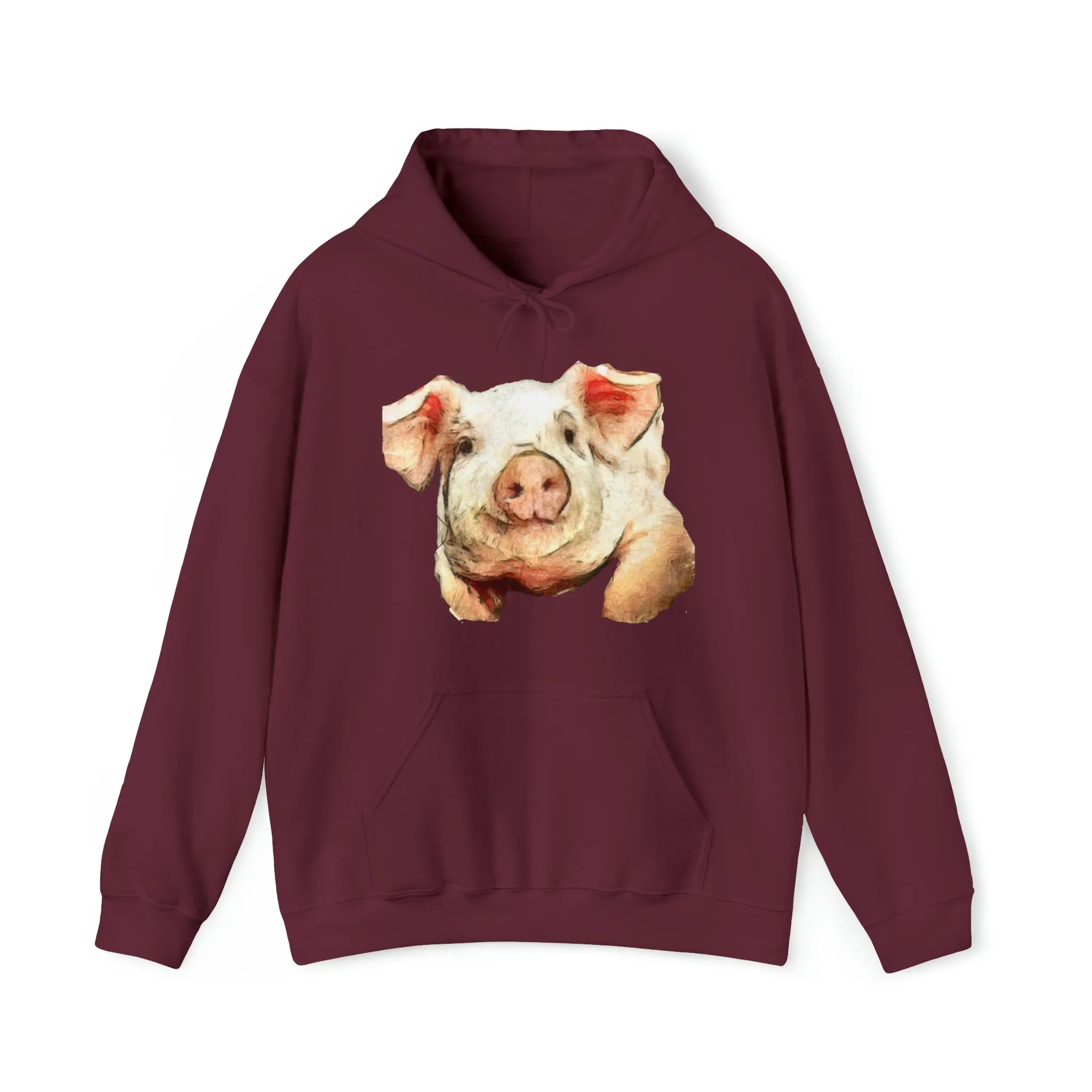 Pig 'Petunia' Unisex 50/50 Hoodie