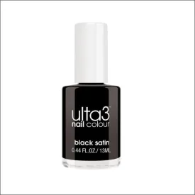 Ulta3 Nail Polish Black Satin 13ml