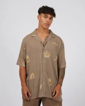 Wind Down S/S Shirt - Brown